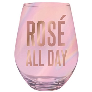 Yes Way Rose Wine Glass